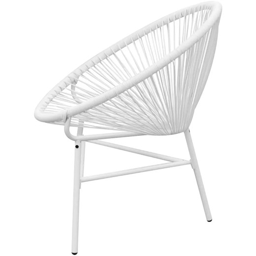 Krzesło ogrodowe Corrigan - białe Elior One Size Edinos.pl