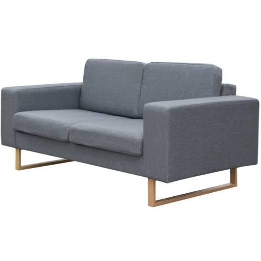 Jasnoszara, awangardowa sofa dla dwóch osób – Moyox 3X ze sklepu Edinos.pl w kategorii Sofy i kanapy - zdjęcie 172234975