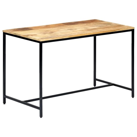 Industrialny stół z drewna mango Avis – jasnobrązowy ze sklepu Edinos.pl w kategorii Stoły - zdjęcie 172235046