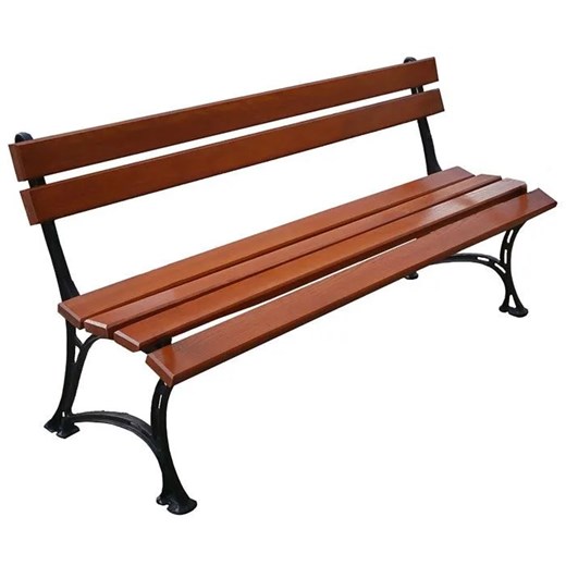 Żeliwna ławeczka parkowa 150cm M5-F11 ze sklepu Edinos.pl w kategorii Ławki ogrodowe - zdjęcie 172235436