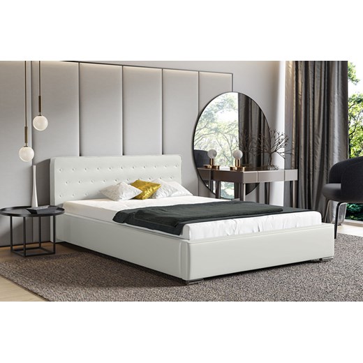 Łóżko tapicerowane Lisbona 3X 120x200 - 44 kolory Elior One Size Edinos.pl okazja