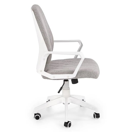 Minimalistyczny fotel biurowy Conan - popielaty + biały Elior One Size Edinos.pl