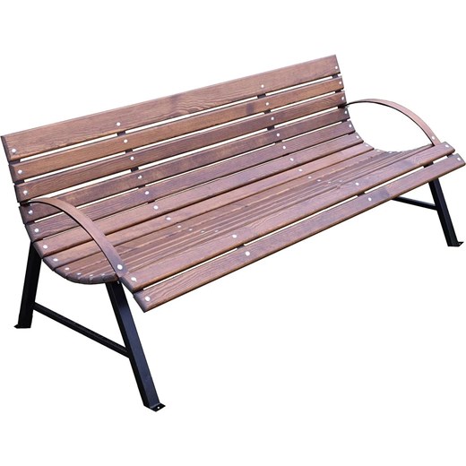 Retro Ławka Do Ogrodu 200 Cm B1-E31 ze sklepu Edinos.pl w kategorii Ławki ogrodowe - zdjęcie 172236939