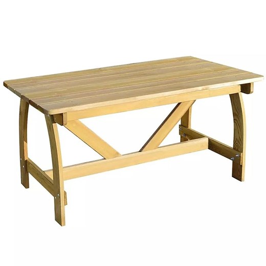 Stół drewniany - Province ze sklepu Edinos.pl w kategorii Stoły ogrodowe - zdjęcie 172236969