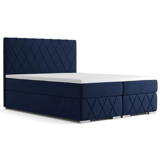 Podwójne łóżko boxspring 140x200 K4-N15 ze sklepu Edinos.pl w kategorii Łóżka i materace - zdjęcie 172237046