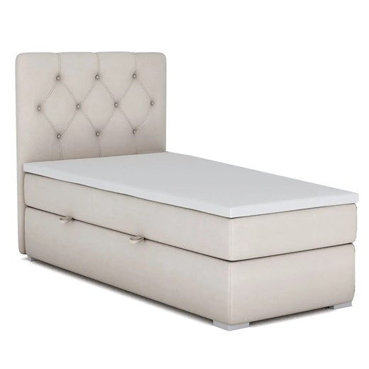 Pojedyncze łóżko boxspring Soner 90x200 - 32 kolory ze sklepu Edinos.pl w kategorii Łóżka i materace - zdjęcie 172237097