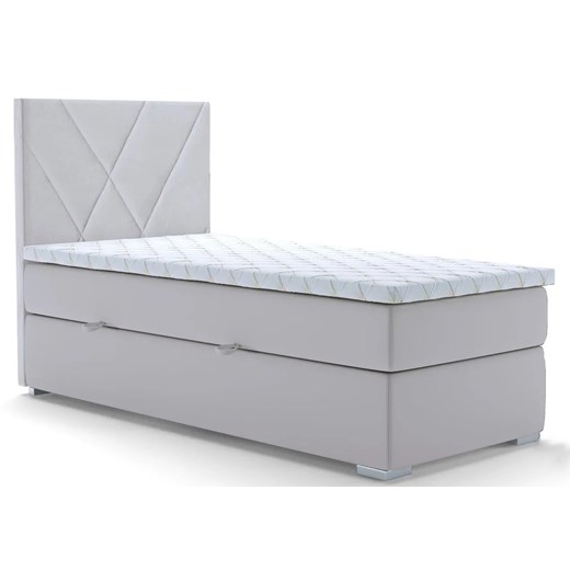Pojedyncze łóżko boxspring 80x200 R5-Z45 ze sklepu Edinos.pl w kategorii Łóżka i materace - zdjęcie 172237415