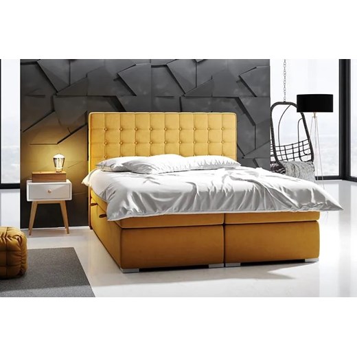 Pojedyncze łóżko kontynentalne Rimini 90x200 - 40 kolorów Elior One Size Edinos.pl