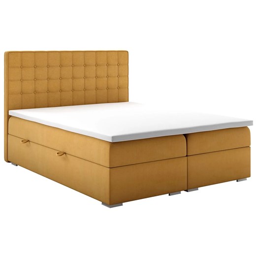 Małżeńskie łóżko boxspring Rimini 160x200 - 40 kolorów Elior One Size Edinos.pl