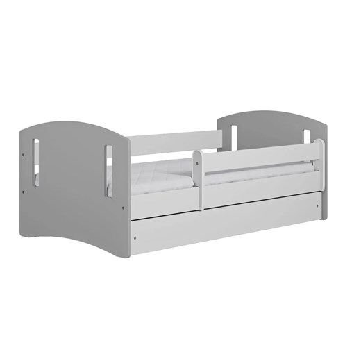 Łóżko dziecięce z barierką Pinokio 3X mix 80x140 - szare Elior One Size Edinos.pl