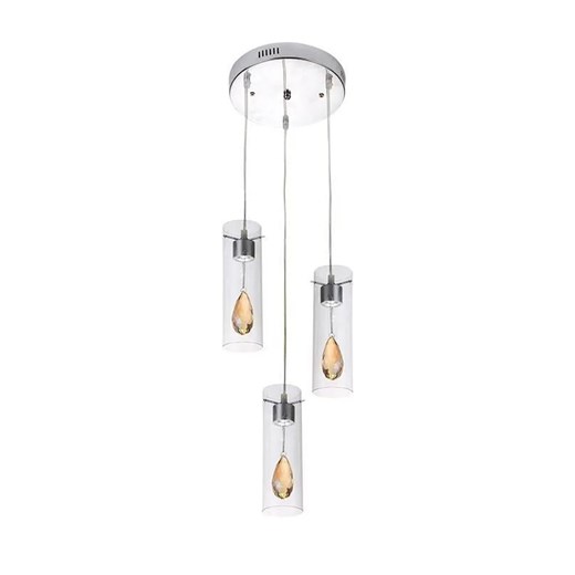Nowoczesna lampa wisząca LED E376- Avax ze sklepu Edinos.pl w kategorii Lampy wiszące - zdjęcie 172238069