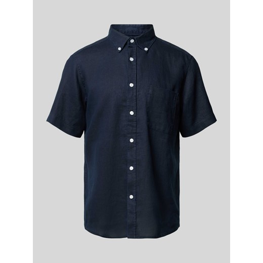 Koszula casualowa z lnu ze sklepu Peek&Cloppenburg  w kategorii Koszule męskie - zdjęcie 172238556