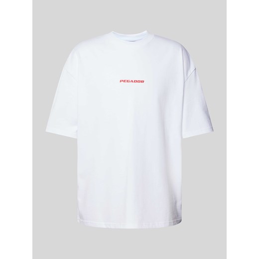 T-shirt o kroju oversized z logo ze sklepu Peek&Cloppenburg  w kategorii T-shirty męskie - zdjęcie 172238587