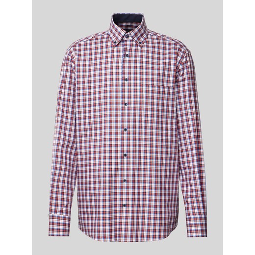 Koszula biznesowa o kroju comfort fit w kratę ze sklepu Peek&Cloppenburg  w kategorii Koszule męskie - zdjęcie 172238606