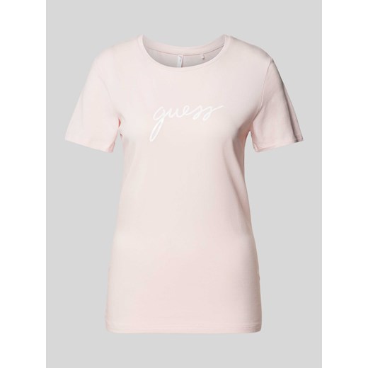 T-shirt z nadrukiem z logo model ‘CARRIE’ ze sklepu Peek&Cloppenburg  w kategorii Bluzki damskie - zdjęcie 172238666