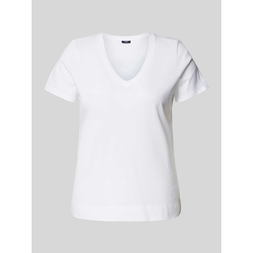 T-shirt z nadrukiem z logo ze sklepu Peek&Cloppenburg  w kategorii Bluzki damskie - zdjęcie 172238879