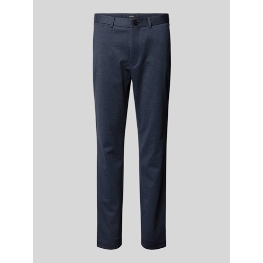 Spodnie do garnituru o kroju regular fit z zapięciem na guzik model ‘liam’ ze sklepu Peek&Cloppenburg  w kategorii Spodnie męskie - zdjęcie 172238895