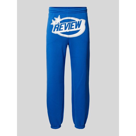 Spodnie dresowe o kroju regular fit z nadrukiem z logo ze sklepu Peek&Cloppenburg  w kategorii Spodnie męskie - zdjęcie 172238905