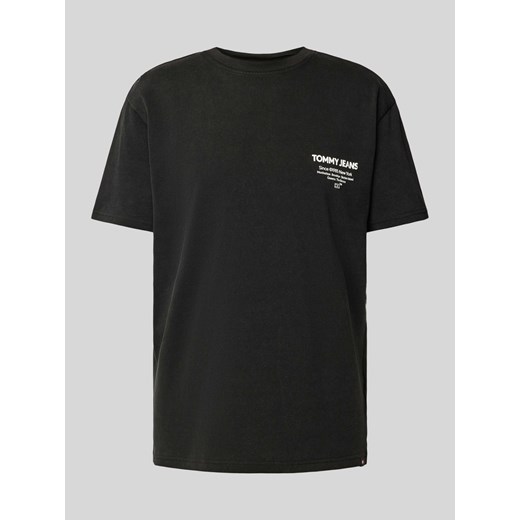 T-shirt z nadrukiem z logo ze sklepu Peek&Cloppenburg  w kategorii T-shirty męskie - zdjęcie 172238939