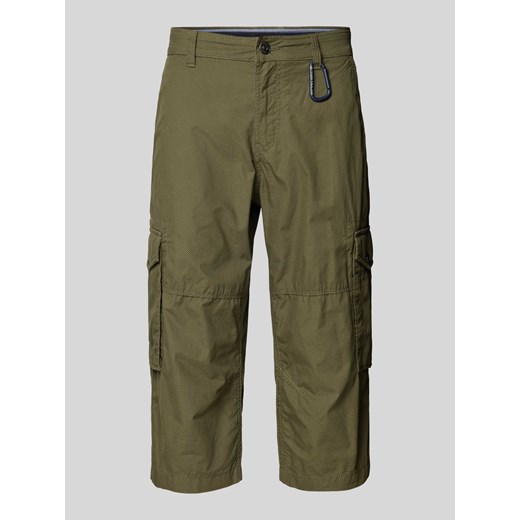 Spodnie capri o kroju regular fit z kieszeniami cargo ze sklepu Peek&Cloppenburg  w kategorii Spodnie męskie - zdjęcie 172238958
