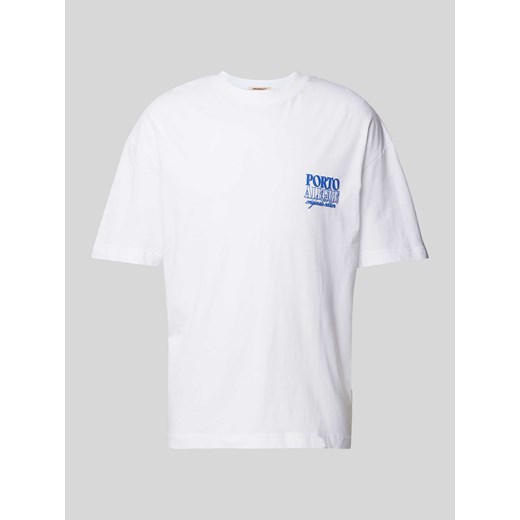 T-shirt z nadrukiem z napisem model ‘MYKONOS’ ze sklepu Peek&Cloppenburg  w kategorii T-shirty męskie - zdjęcie 172238967