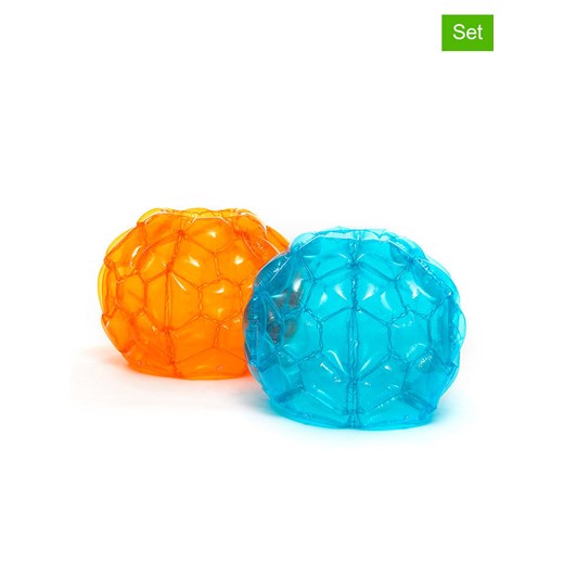 InnovaGoods Nadmuchiwane piłki (2 szt.) w kolorze pomarańczowym i błękitnym ze sklepu Limango Polska w kategorii Zabawki - zdjęcie 172239115