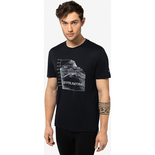 super.natural Koszulka &quot;7 Peaks&quot; w kolorze czarnym ze sklepu Limango Polska w kategorii T-shirty męskie - zdjęcie 172239698
