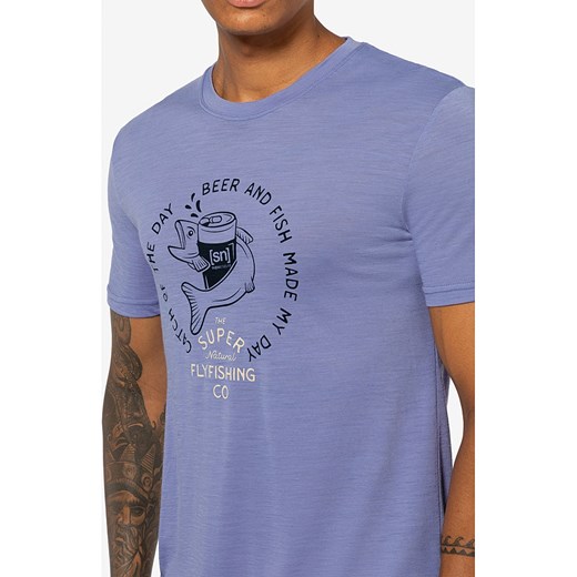 super.natural Koszulka &quot;Juhos Finest&quot; w kolorze niebieskim ze sklepu Limango Polska w kategorii T-shirty męskie - zdjęcie 172239715