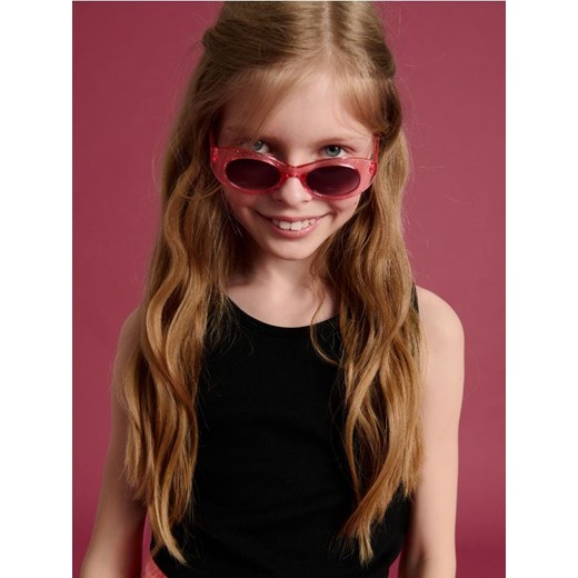 Sinsay - Okulary przeciwsłoneczne - różowy ze sklepu Sinsay w kategorii Okulary przeciwsłoneczne dziecięce - zdjęcie 172241287