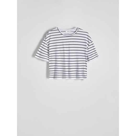 Reserved - T-shirt z modalem - wielobarwny ze sklepu Reserved w kategorii Bluzki damskie - zdjęcie 172242025