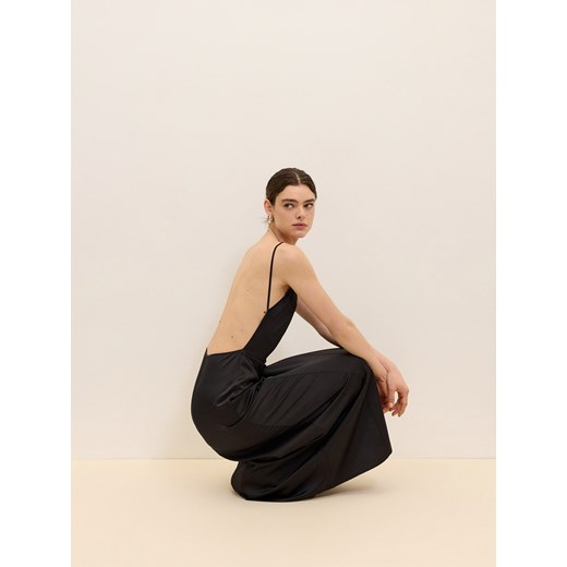 Reserved - Sukienka z odkrytymi plecami - czarny ze sklepu Reserved w kategorii Sukienki - zdjęcie 172245717