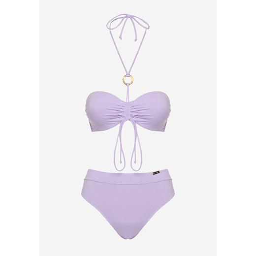 Fioletowe Bikini Figi i Usztywniany Biustonosz z Regulowanymi Ramiączkami Renee 36 Renee odzież wyprzedaż