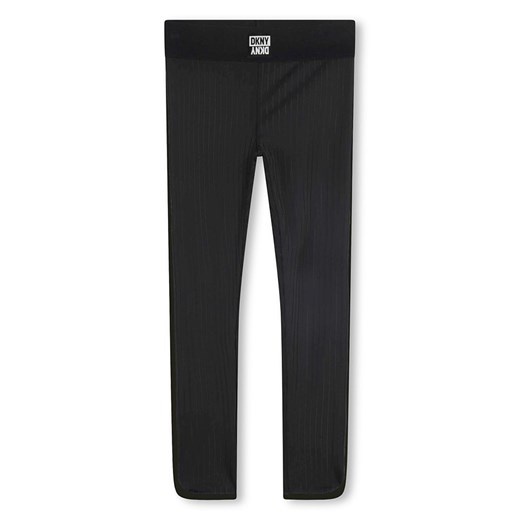 DKNY Legginsy w kolorze czarnym ze sklepu Limango Polska w kategorii Spodnie dziewczęce - zdjęcie 172247517