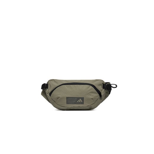 adidas Saszetka nerka Hybrid Waist Bag IQ0906 Khaki ze sklepu MODIVO w kategorii Nerki - zdjęcie 172248135