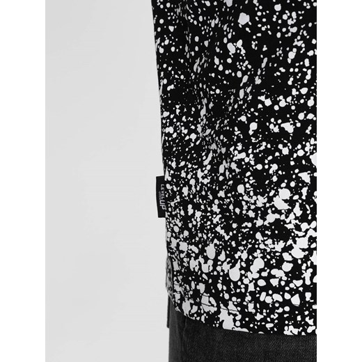 Męski tank top bawełniany z gradientowym nadrukiem - czarny V2 OM-TSTT-22SS-001 L wyprzedaż ombre