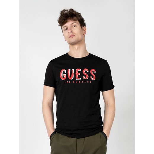 Guess T-Shirty "Malco" | X2RI05KAK91 | Mężczyzna | Czarny Guess M wyprzedaż ubierzsie.com