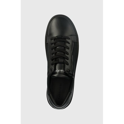 Calvin Klein sneakersy LOW TOP LACE UP W/ZIP MONO JQ kolor czarny HM0HM01013 Calvin Klein 41 ANSWEAR.com