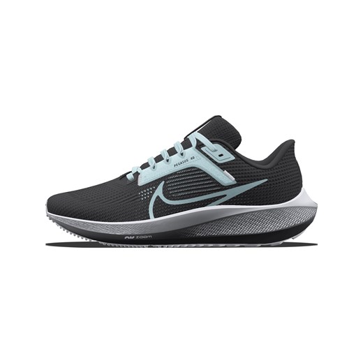 Męskie personalizowane buty do biegania po asfalcie Nike Pegasus 40 By You - Czerń ze sklepu Nike poland w kategorii Buty sportowe męskie - zdjęcie 172249856
