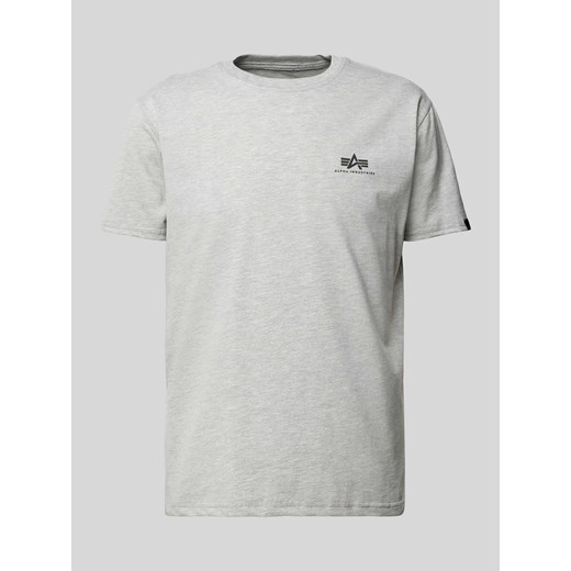 T-shirt z nadrukiem z logo model ‘BASIC’ Alpha Industries XXL Peek&Cloppenburg 