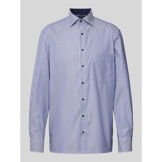 Koszula biznesowa o kroju comfort fit z kieszenią na piersi ze sklepu Peek&Cloppenburg  w kategorii Koszule męskie - zdjęcie 172250135