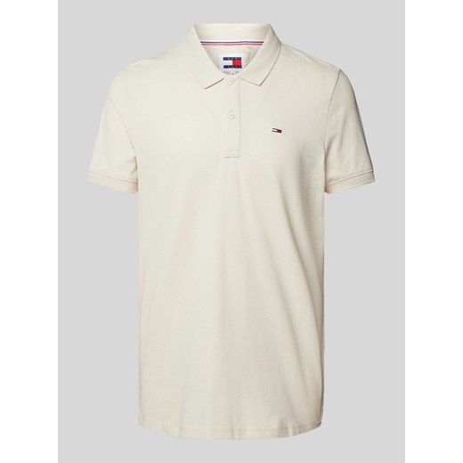 Koszulka polo o kroju slim fit z wyhaftowanym logo ze sklepu Peek&Cloppenburg  w kategorii T-shirty męskie - zdjęcie 172250166