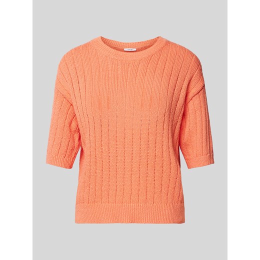 Sweter z dzianiny z rękawem o dł. 1/2 model ‘Punzi’ ze sklepu Peek&Cloppenburg  w kategorii Swetry damskie - zdjęcie 172250268