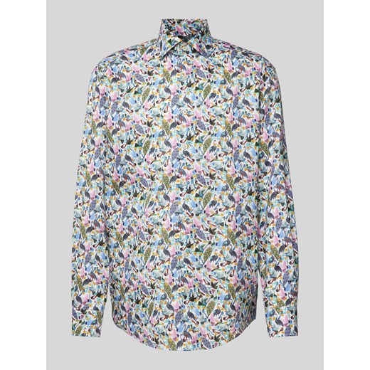 Koszula biznesowa o kroju comfort fit z kołnierzykiem typu kent ze sklepu Peek&Cloppenburg  w kategorii Koszule męskie - zdjęcie 172250425
