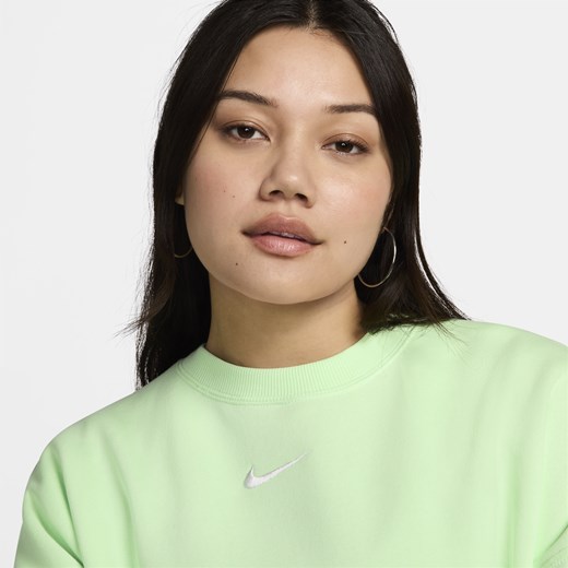 Damska bluza dresowa z półokrągłym dekoltem o dodatkowo powiększonym kroju Nike Nike XXL (EU 52-54) Nike poland