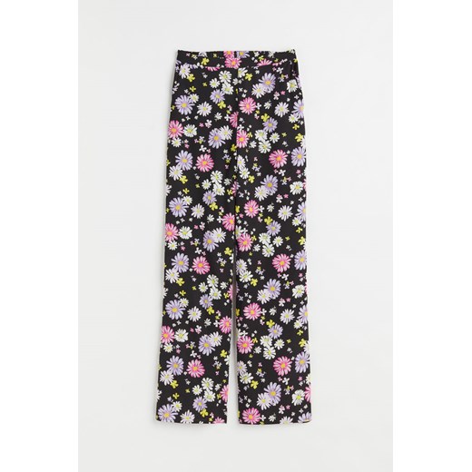 H & M - Szerokie spodnie - Czarny ze sklepu H&M w kategorii Spodnie damskie - zdjęcie 172250879