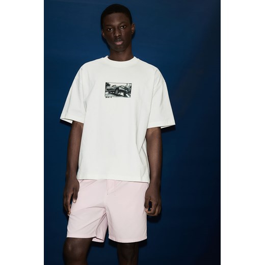 H & M - Bawełniane szorty Regular Fit - Różowy ze sklepu H&M w kategorii Spodenki męskie - zdjęcie 172250908