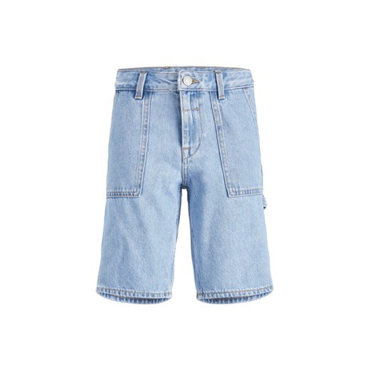 Jack&Jones Junior Szorty jeansowe 12236520 Błękitny Loose Fit ze sklepu MODIVO w kategorii Spodenki chłopięce - zdjęcie 172251048