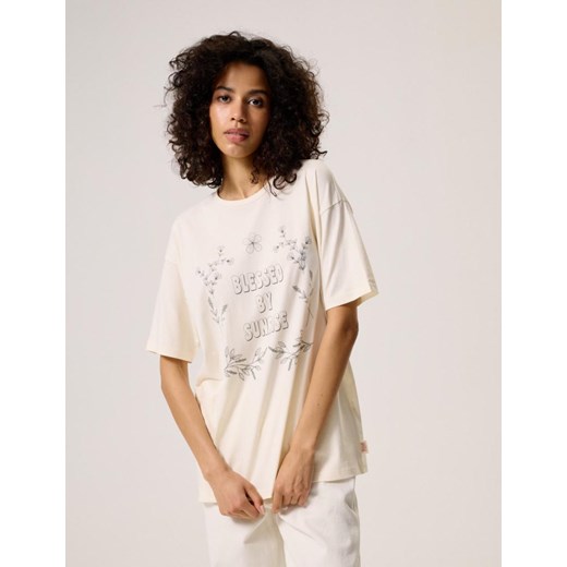 Koszulka LUNGI Kremowy XS ze sklepu Diverse w kategorii Bluzki damskie - zdjęcie 172251815
