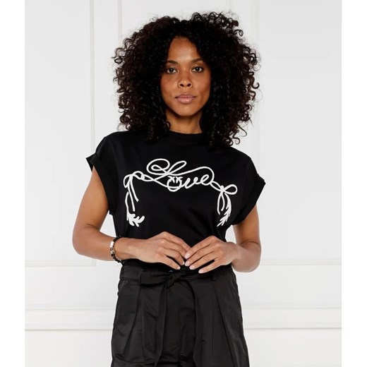 Pinko T-shirt | Relaxed fit ze sklepu Gomez Fashion Store w kategorii Bluzki damskie - zdjęcie 172252027