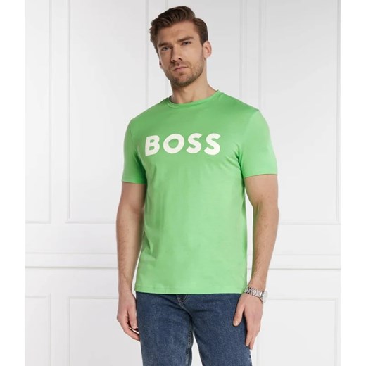 BOSS ORANGE T-shirt Thinking 1 | Regular Fit ze sklepu Gomez Fashion Store w kategorii T-shirty męskie - zdjęcie 172252058